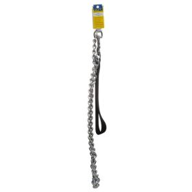 Titan Chain Lead with Nylon Handle - Black - X Heavy Chain - 48" Long